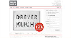 Desktop Screenshot of dreyer-kliche.dk