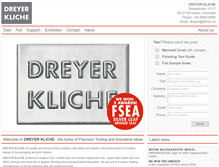 Tablet Screenshot of dreyer-kliche.dk